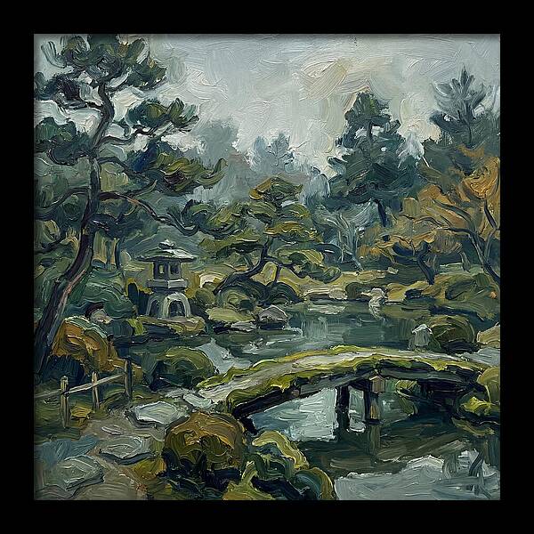 Tranquil Moments In A Japanese Garden 4620