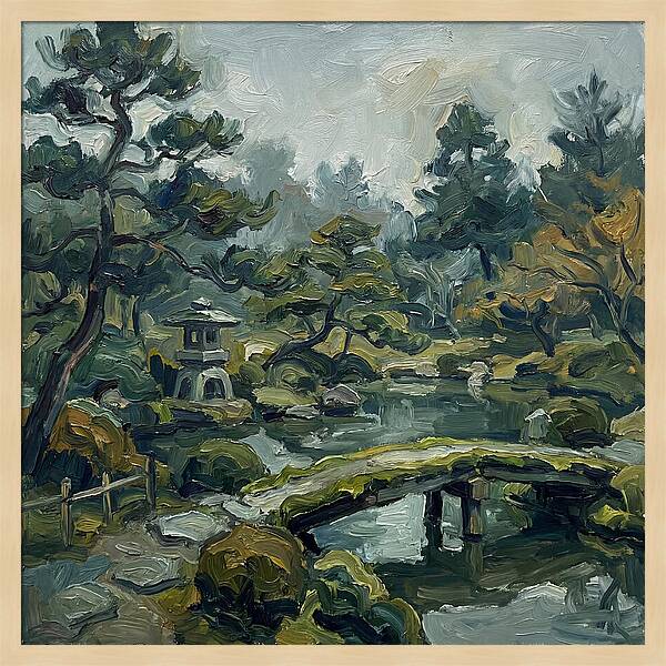 Tranquil Moments In A Japanese Garden 4620