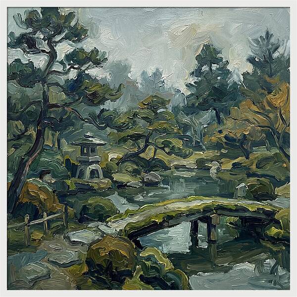 Tranquil Moments In A Japanese Garden 4620