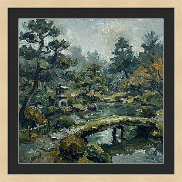 Tranquil Moments In A Japanese Garden 4620