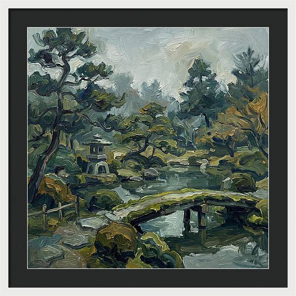 Tranquil Moments In A Japanese Garden 4620