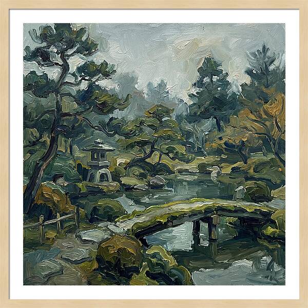 Tranquil Moments In A Japanese Garden 4620