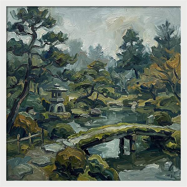 Tranquil Moments In A Japanese Garden 4620