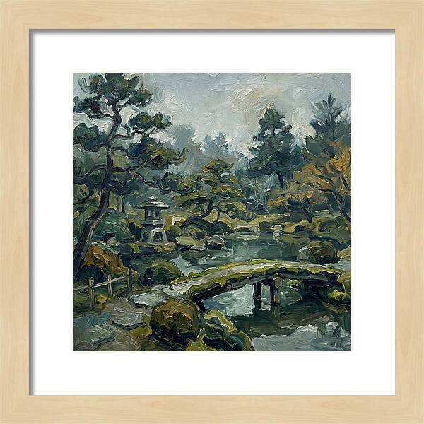 Tranquil Moments In A Japanese Garden 4620
