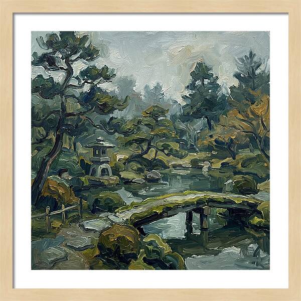 Tranquil Moments In A Japanese Garden 4620