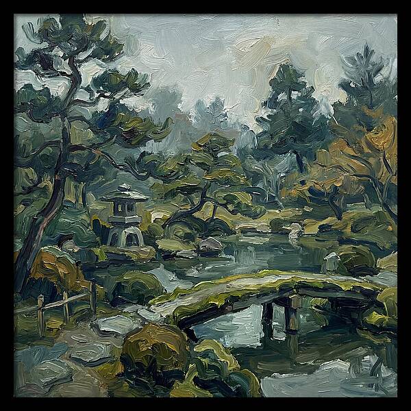 Tranquil Moments In A Japanese Garden 4620