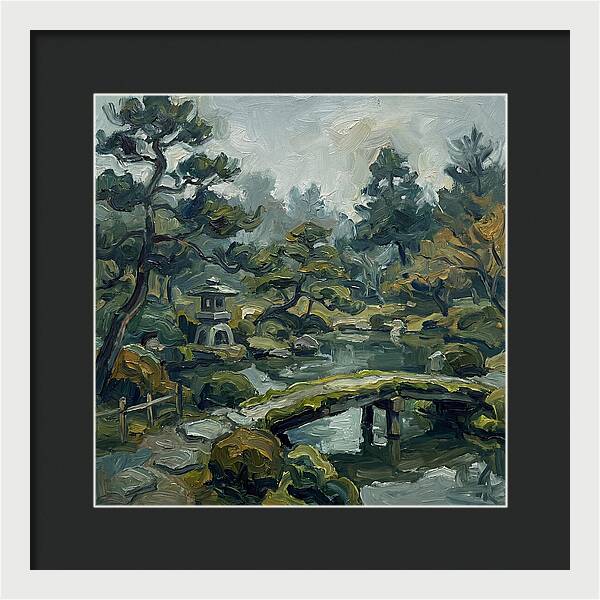 Tranquil Moments In A Japanese Garden 4620