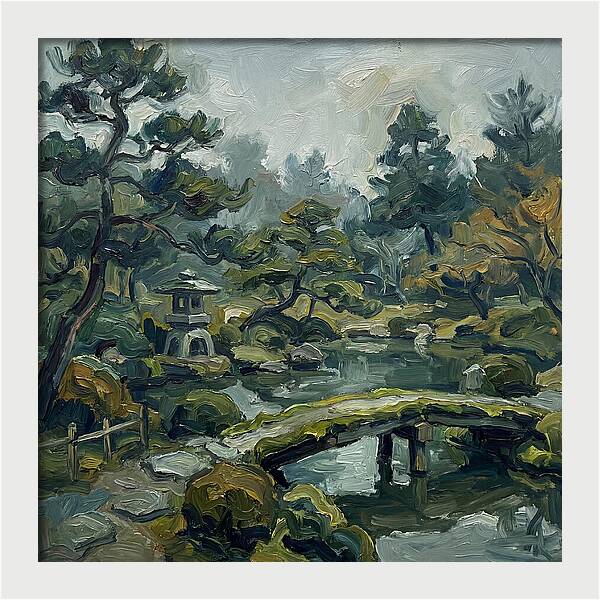 Tranquil Moments In A Japanese Garden 4620