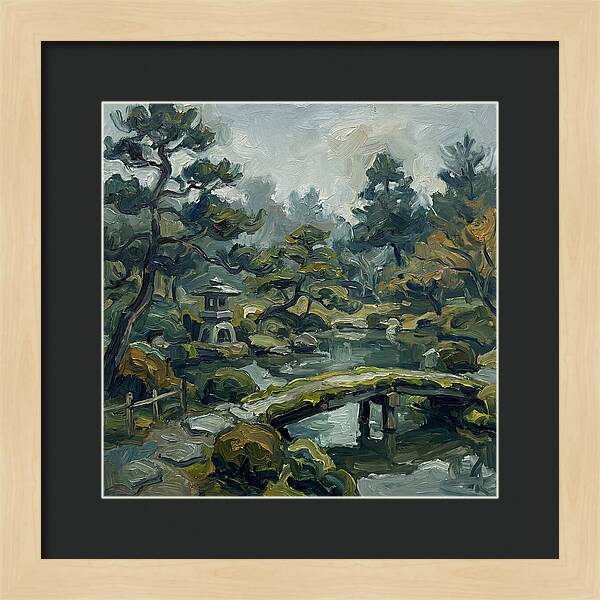 Tranquil Moments In A Japanese Garden 4620