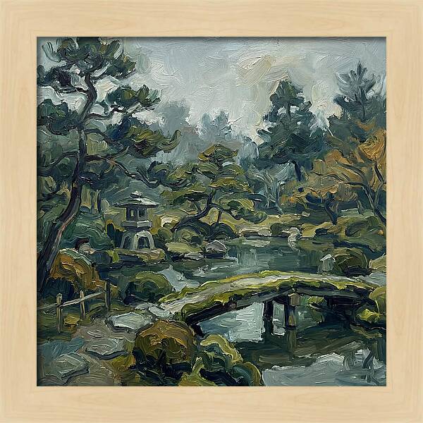 Tranquil Moments In A Japanese Garden 4620