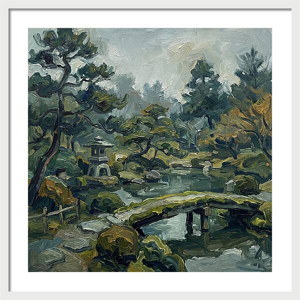 Tranquil Moments In A Japanese Garden 4620