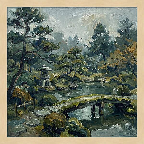 Tranquil Moments In A Japanese Garden 4620