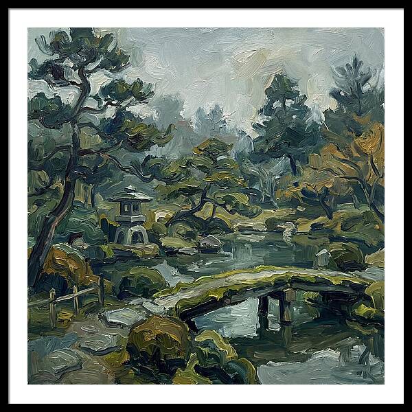 Tranquil Moments In A Japanese Garden 4620
