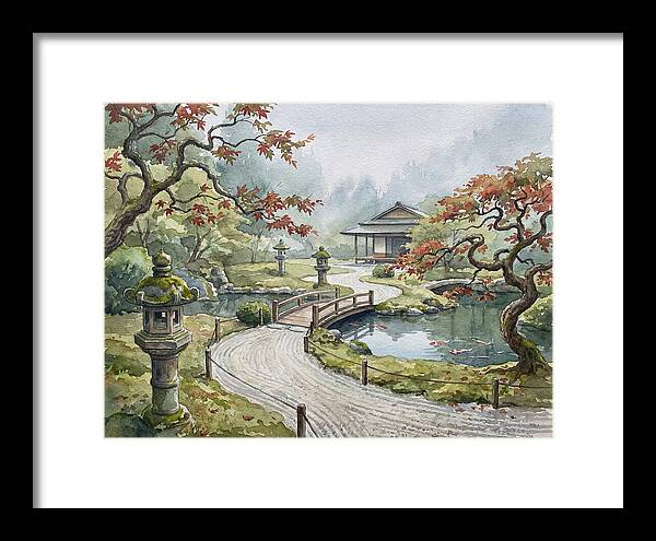 Tranquil Moments In A Japanese Garden 4627