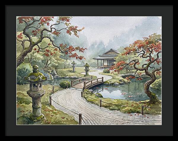Tranquil Moments In A Japanese Garden 4627