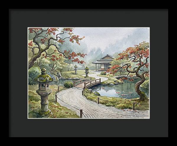 Tranquil Moments In A Japanese Garden 4627