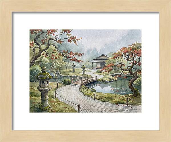 Tranquil Moments In A Japanese Garden 4627