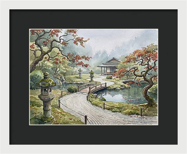 Tranquil Moments In A Japanese Garden 4627