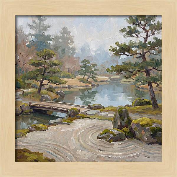 Tranquil Moments In A Japanese Garden 4630
