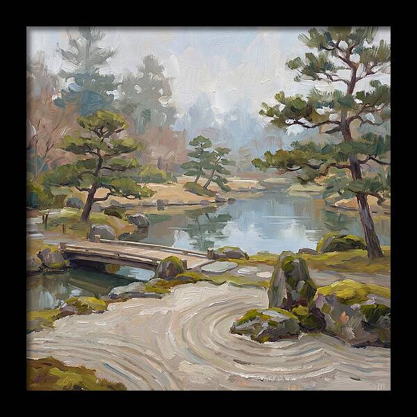 Tranquil Moments In A Japanese Garden 4630