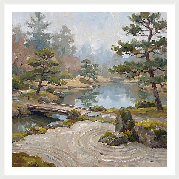 Tranquil Moments In A Japanese Garden 4630