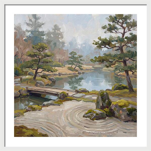 Tranquil Moments In A Japanese Garden 4630
