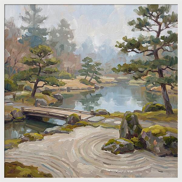 Tranquil Moments In A Japanese Garden 4630