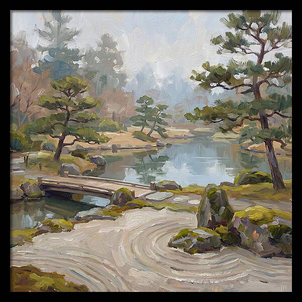 Tranquil Moments In A Japanese Garden 4630