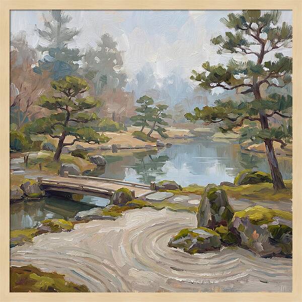 Tranquil Moments In A Japanese Garden 4630