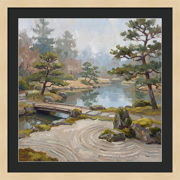 Tranquil Moments In A Japanese Garden 4630