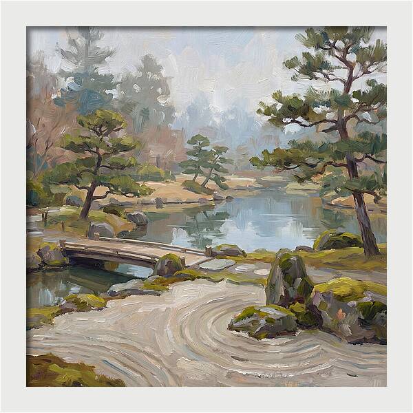 Tranquil Moments In A Japanese Garden 4630