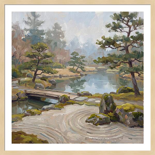 Tranquil Moments In A Japanese Garden 4630