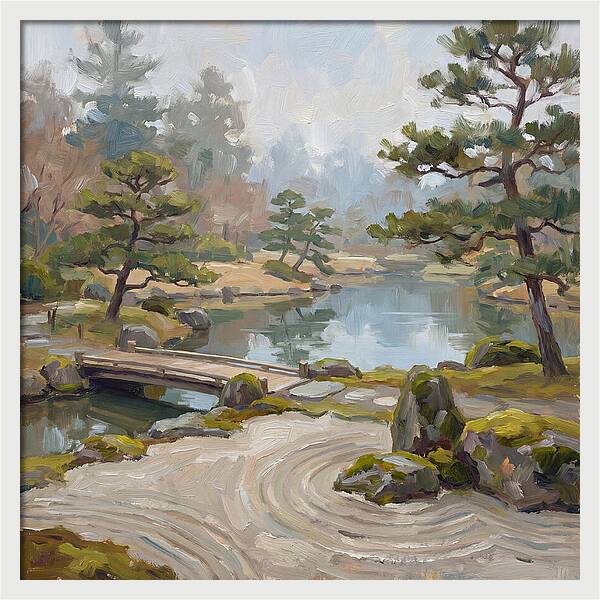 Tranquil Moments In A Japanese Garden 4630