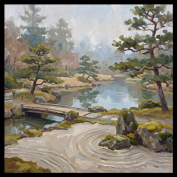 Tranquil Moments In A Japanese Garden 4630