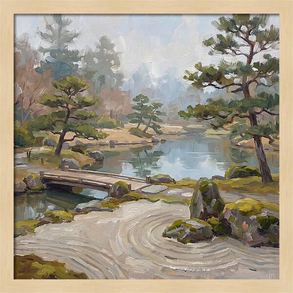 Tranquil Moments In A Japanese Garden 4630