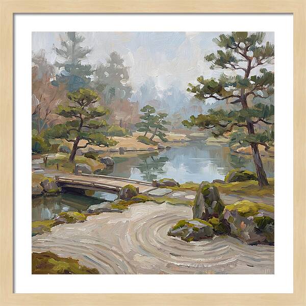 Tranquil Moments In A Japanese Garden 4630