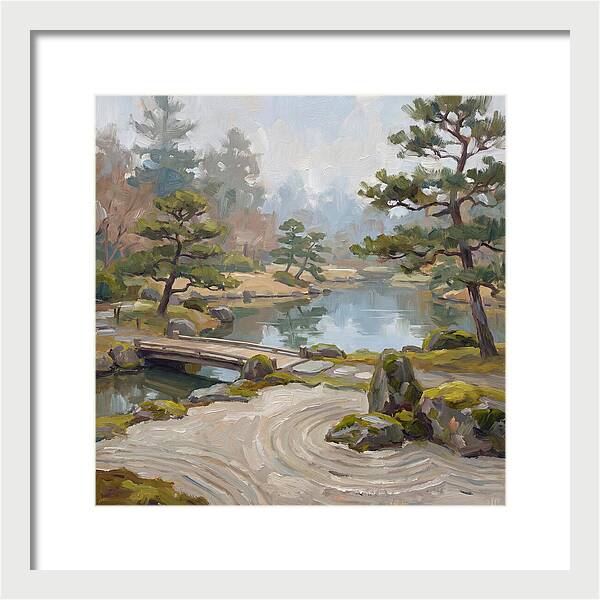 Tranquil Moments In A Japanese Garden 4630