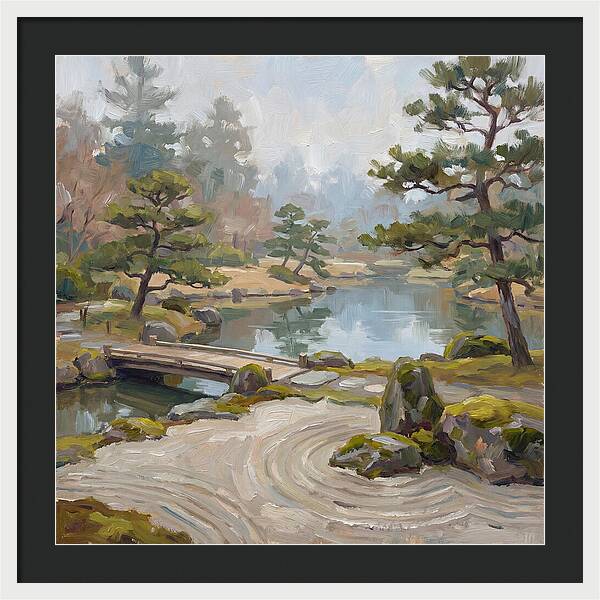 Tranquil Moments In A Japanese Garden 4630