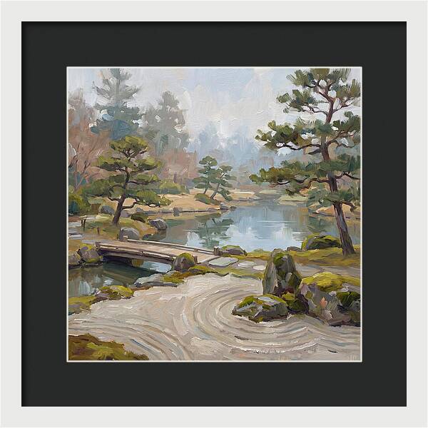 Tranquil Moments In A Japanese Garden 4630