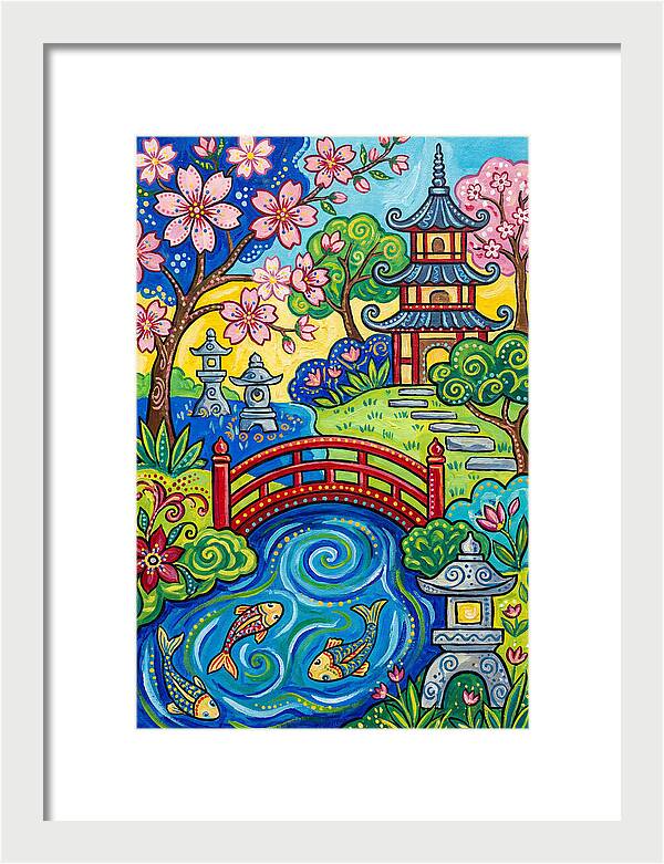 Tranquil Moments In A Japanese Garden