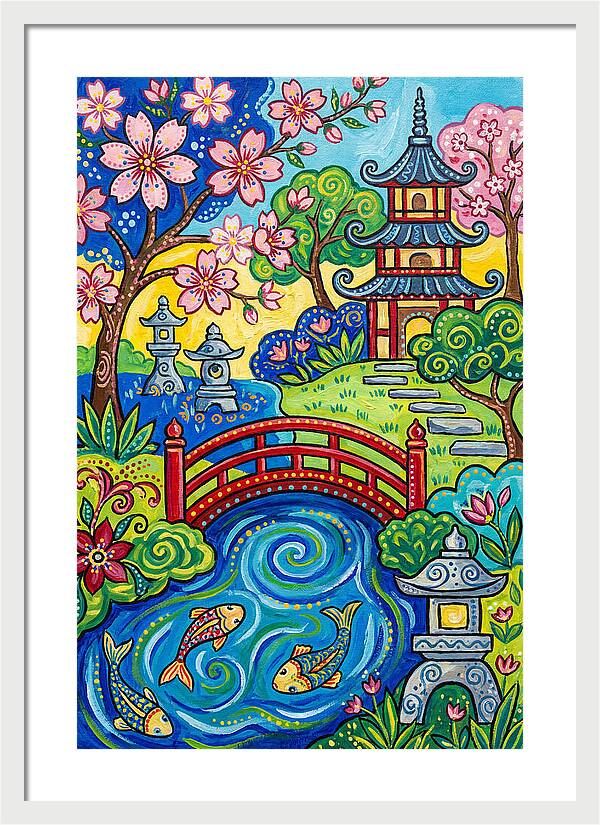 Tranquil Moments In A Japanese Garden
