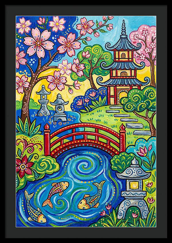 Tranquil Moments In A Japanese Garden