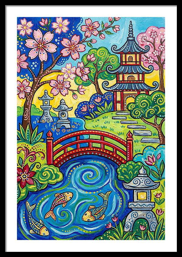 Tranquil Moments In A Japanese Garden