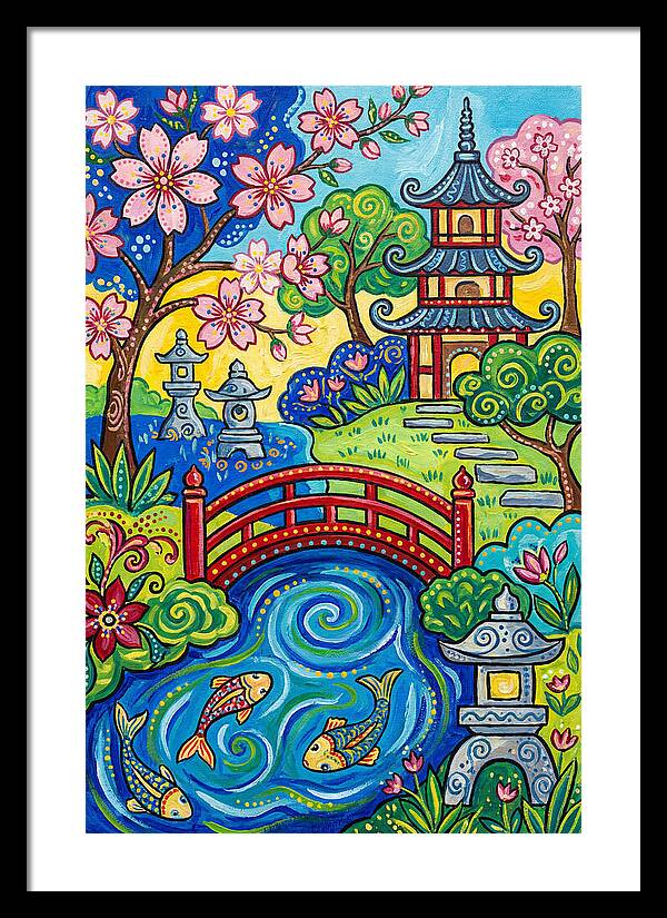 Tranquil Moments In A Japanese Garden