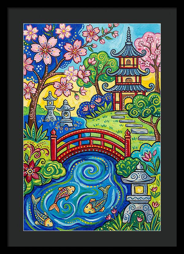 Tranquil Moments In A Japanese Garden