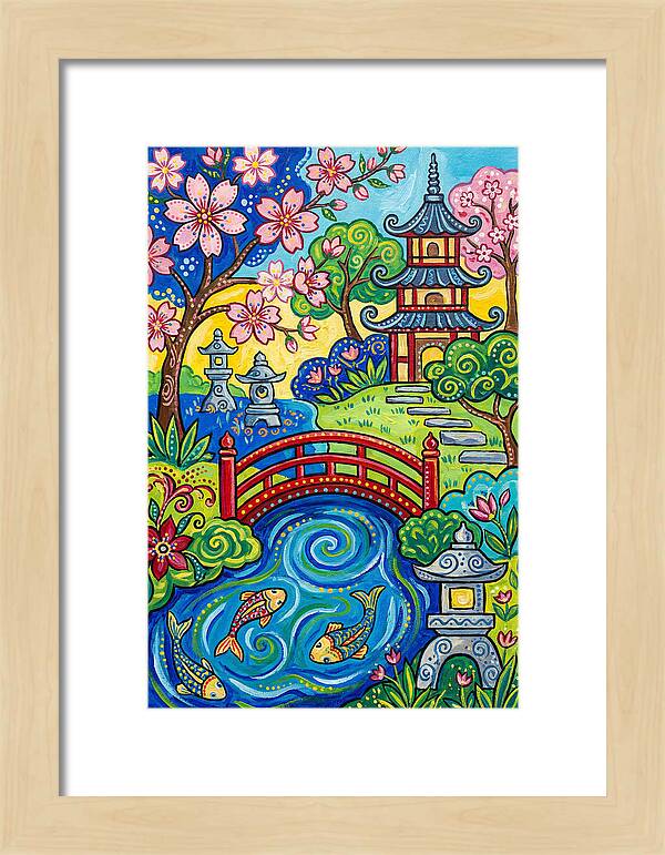 Tranquil Moments In A Japanese Garden