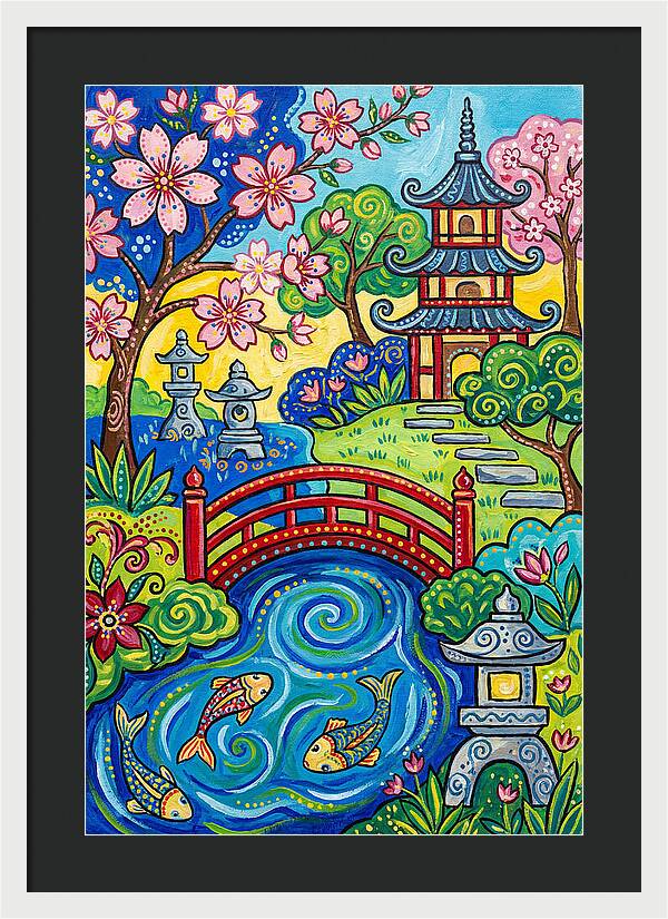 Tranquil Moments In A Japanese Garden