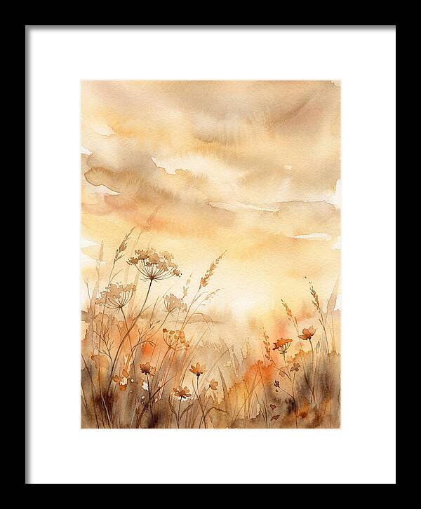 Tranquil Moments In Gold