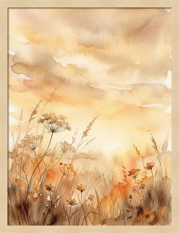 Tranquil Moments In Gold