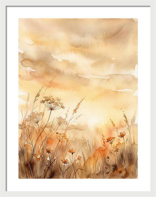 Tranquil Moments In Gold